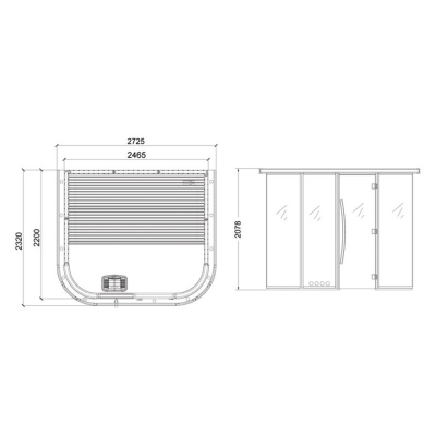 Сауна Tylo Midi Vision